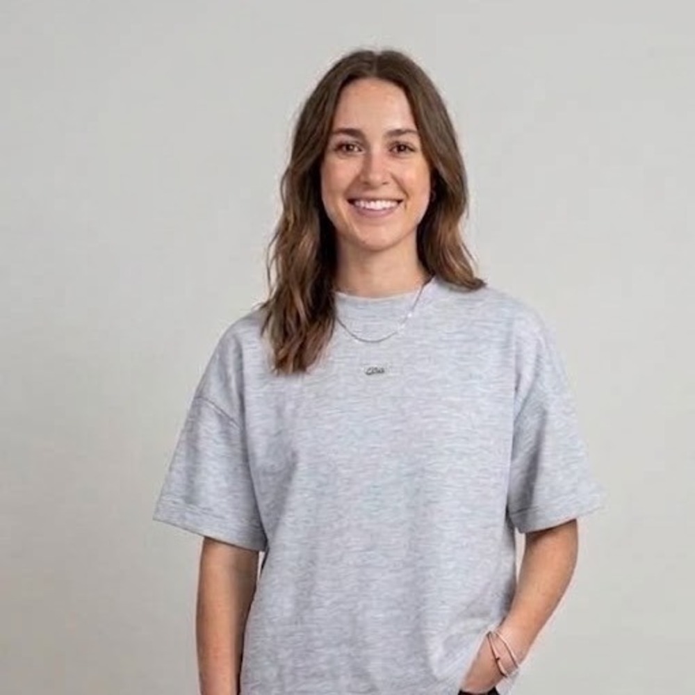Zara Grey Marl Short Sleeve Top